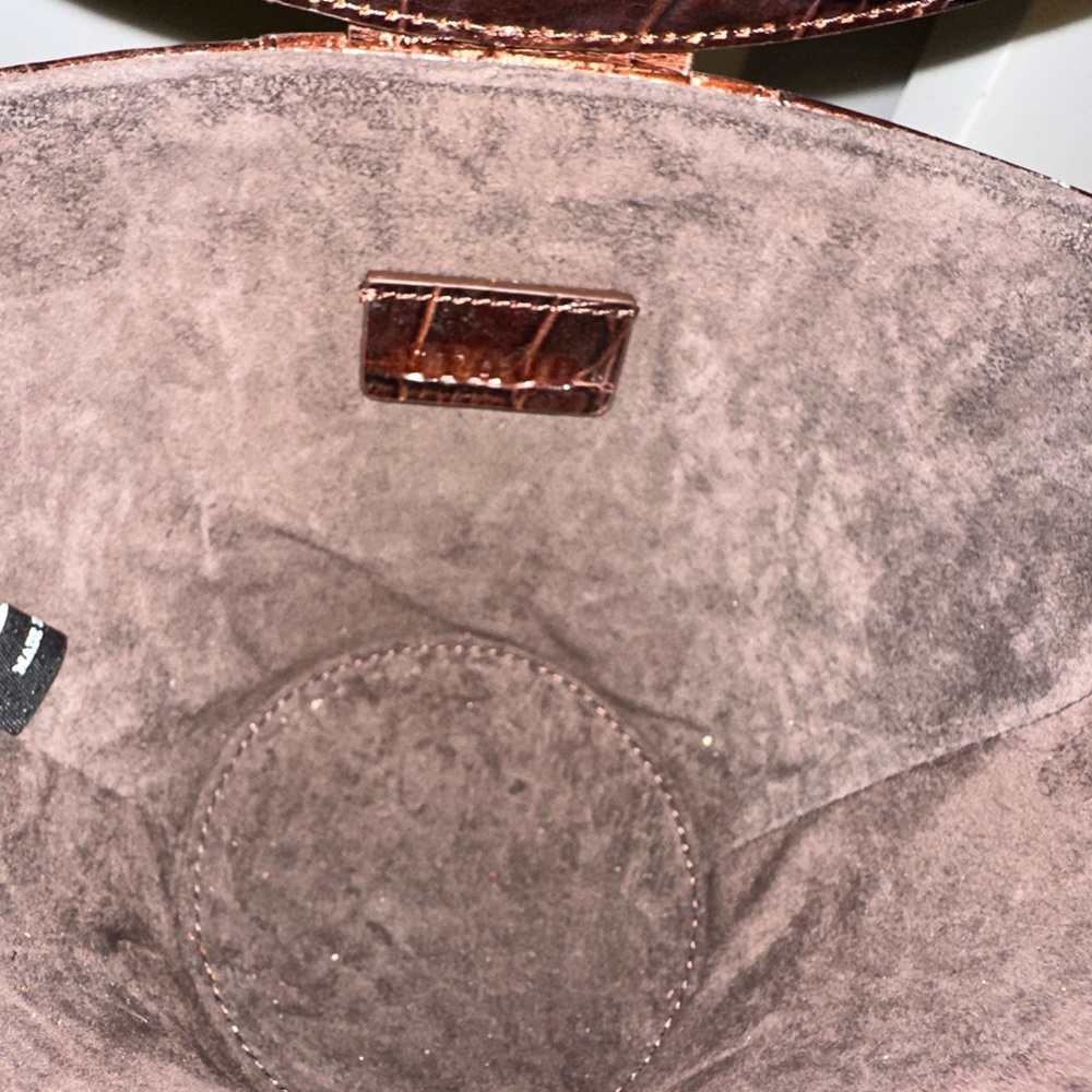 Staud Alice crocodile embossed handbag - Picture 14 of 14